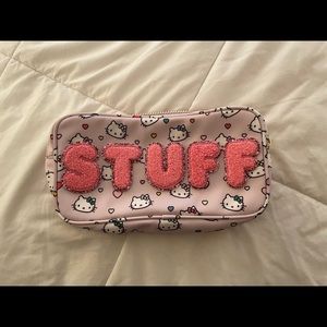 Stoney clover lane hello kitty small pouch with patches never used without tags